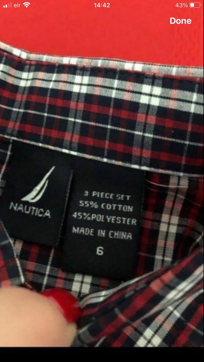 Boys natuica shirt age 6 €5 - Image 2