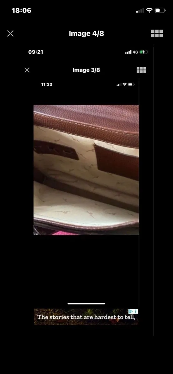 Leather Laptop Bag/ Briefcase - Image 4