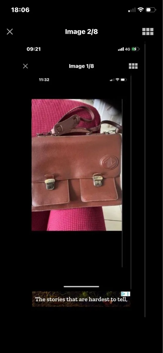 Leather Laptop Bag/ Briefcase - Image 2