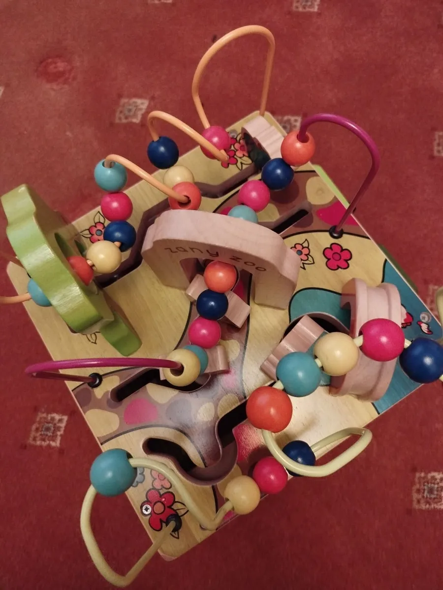 Wooden Activity Cube - Image 2