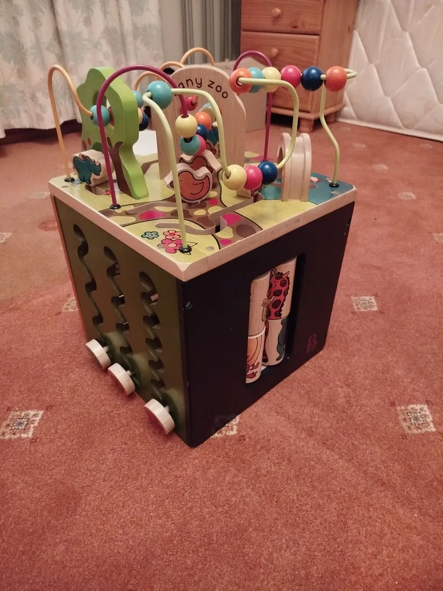 Wooden Activity Cube - Image 3