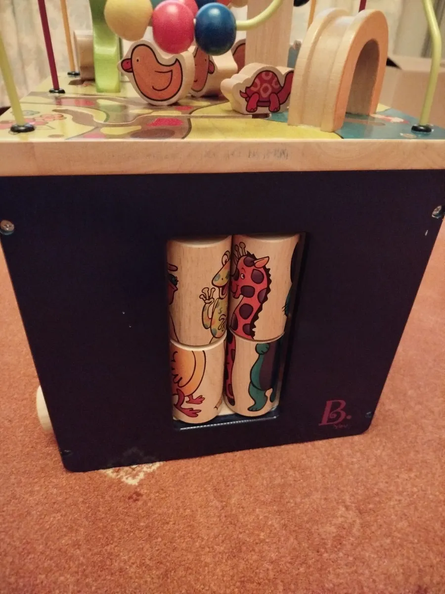 Wooden Activity Cube - Image 4