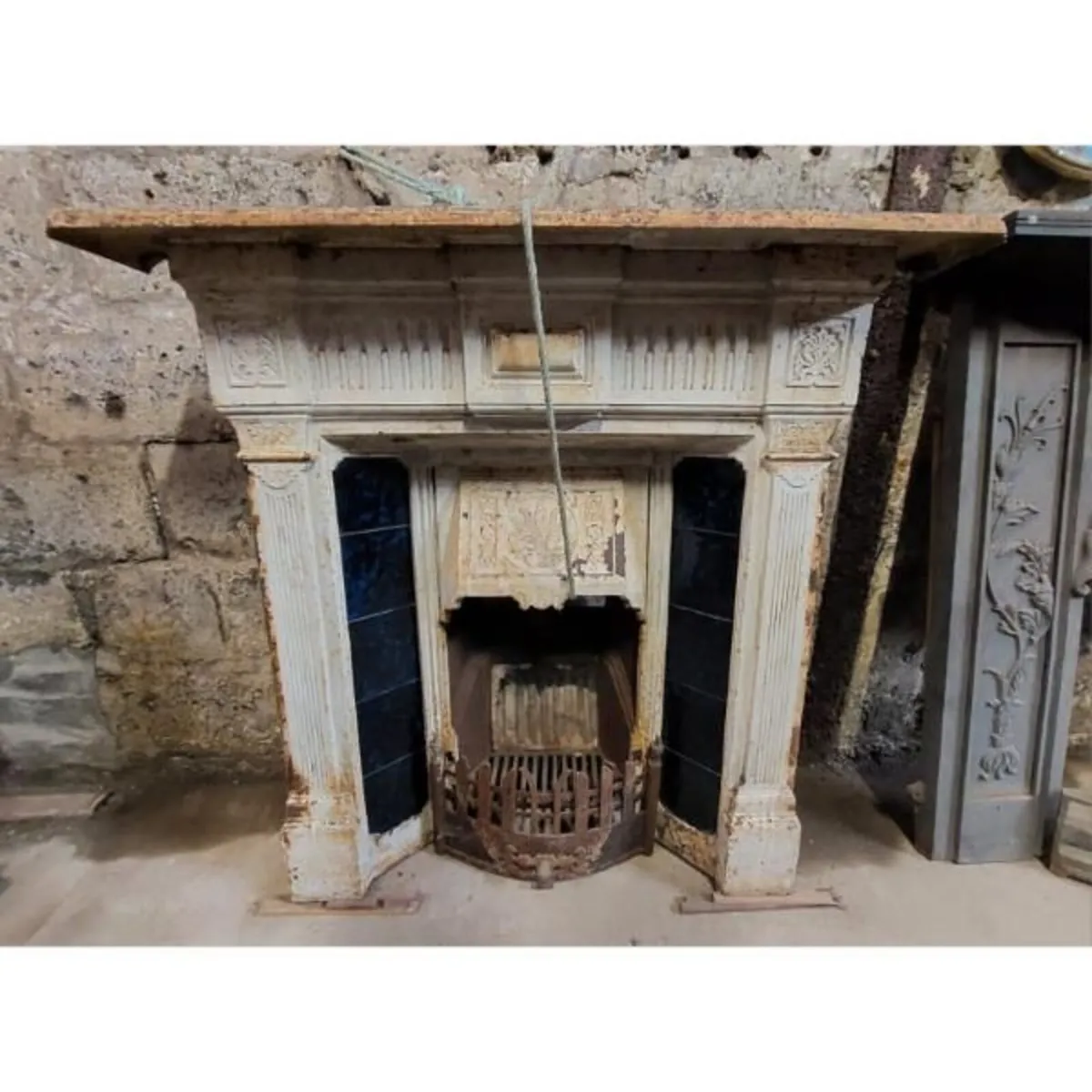 Fireplace – Blue Tiles – KAS318 - Image 1