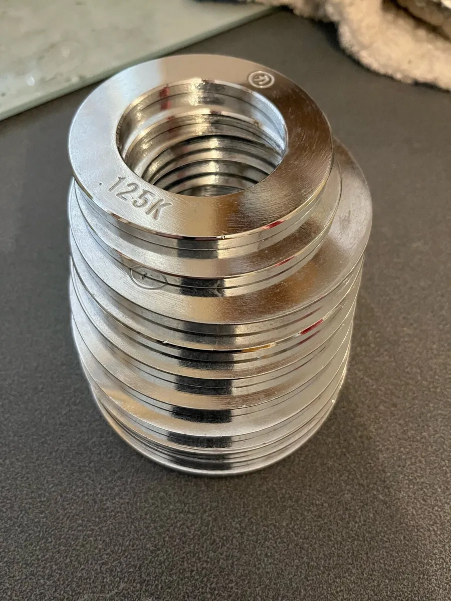 Fractional Olympic weight plates chrome - Image 1