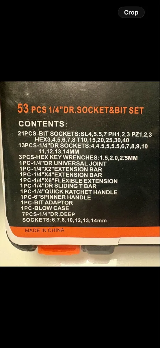 Tool . Socket set - Image 2