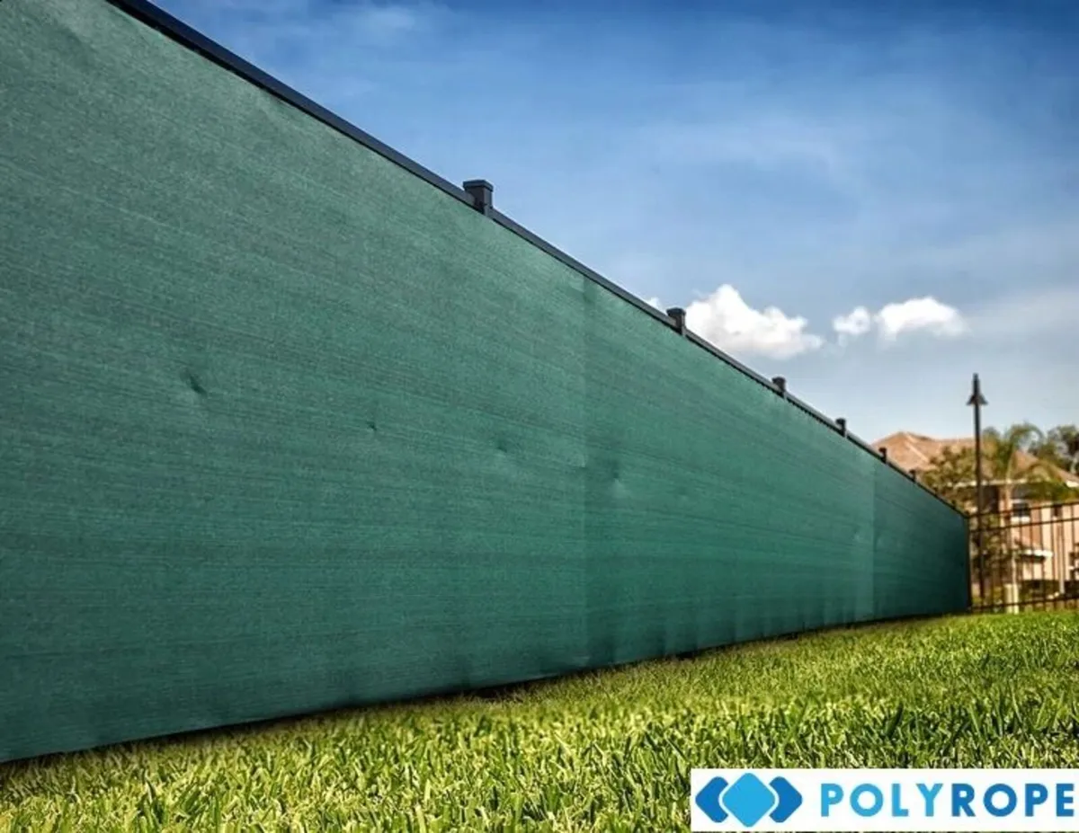 Shade net masking Privacy screen netting Green - Image 2