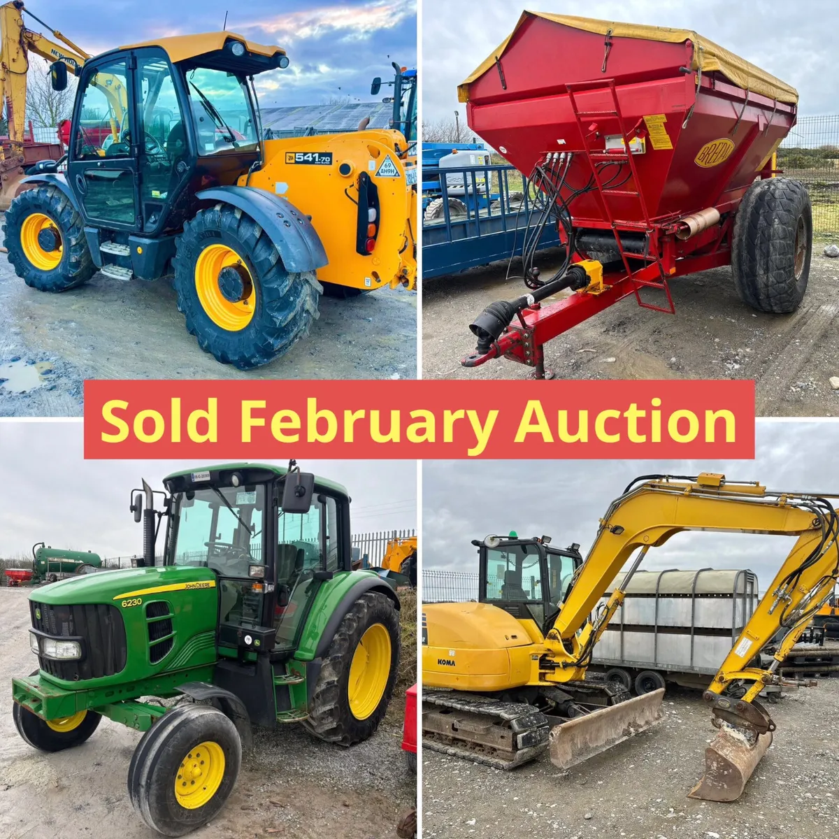 Portlaoise Machinery Auction Entries Accepted - Image 1