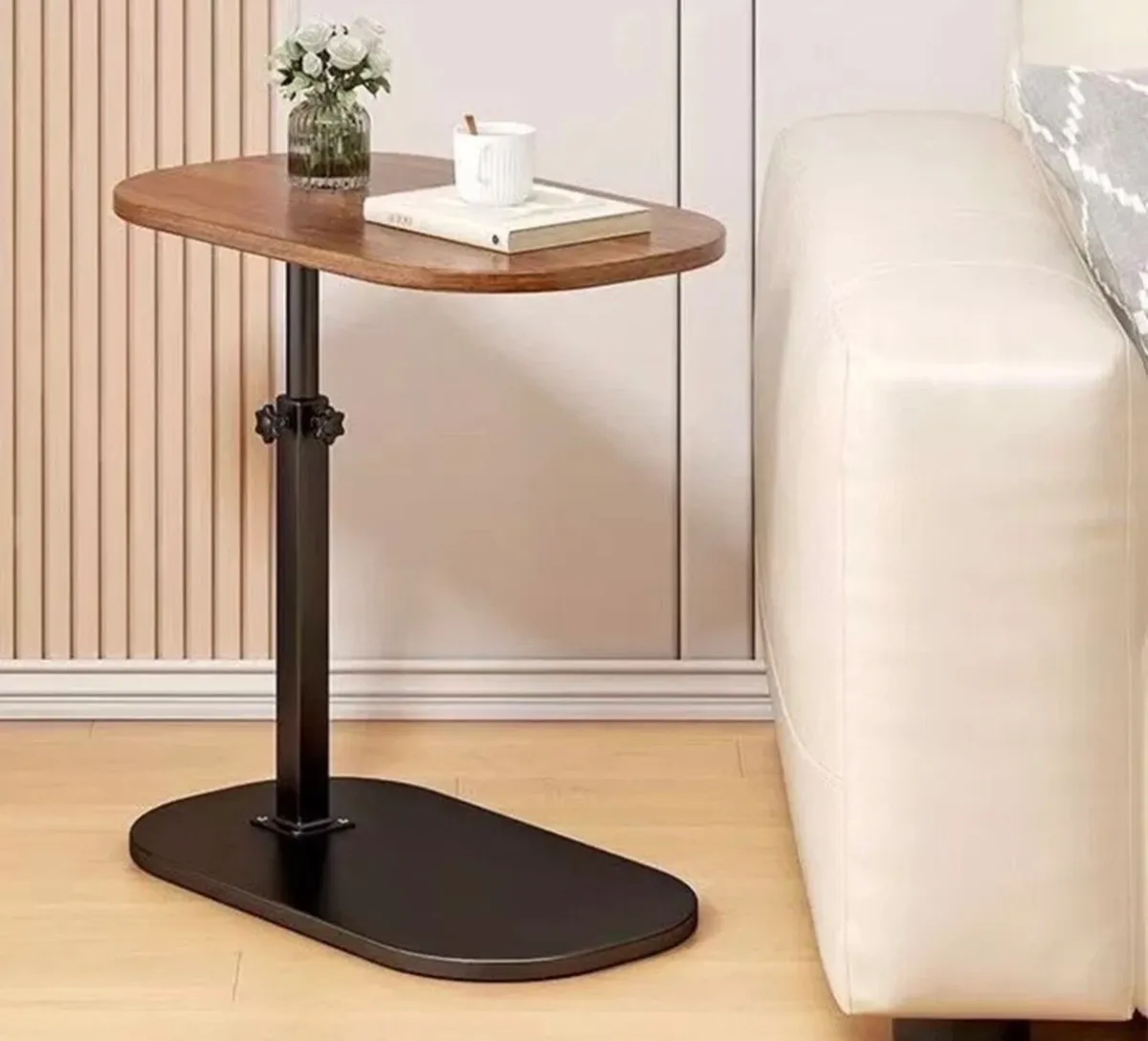 C Shaped Bedside Sofa Side End Coffee Table NEW - Image 3