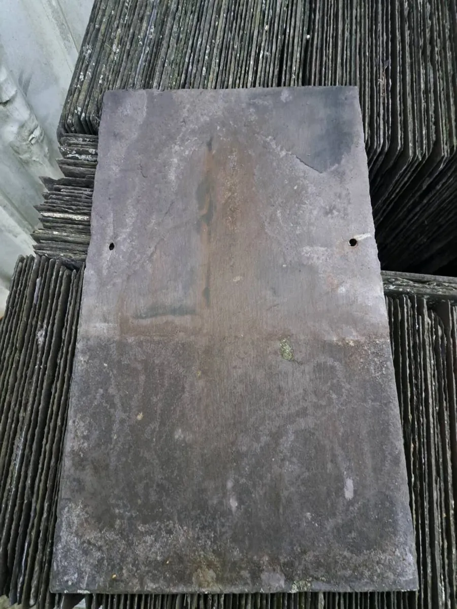 5000 qty 24x14 Reclaimed Bangor Blue Slates - Image 1