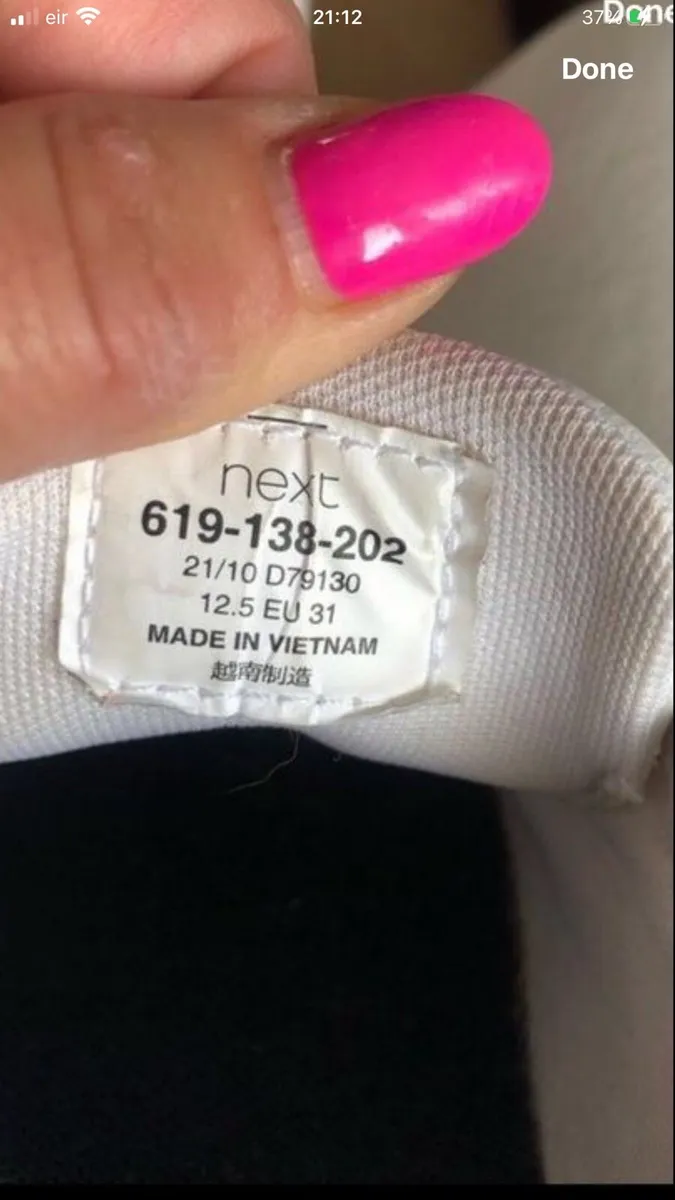 Boys next trainers size 12.5 €5 - Image 3