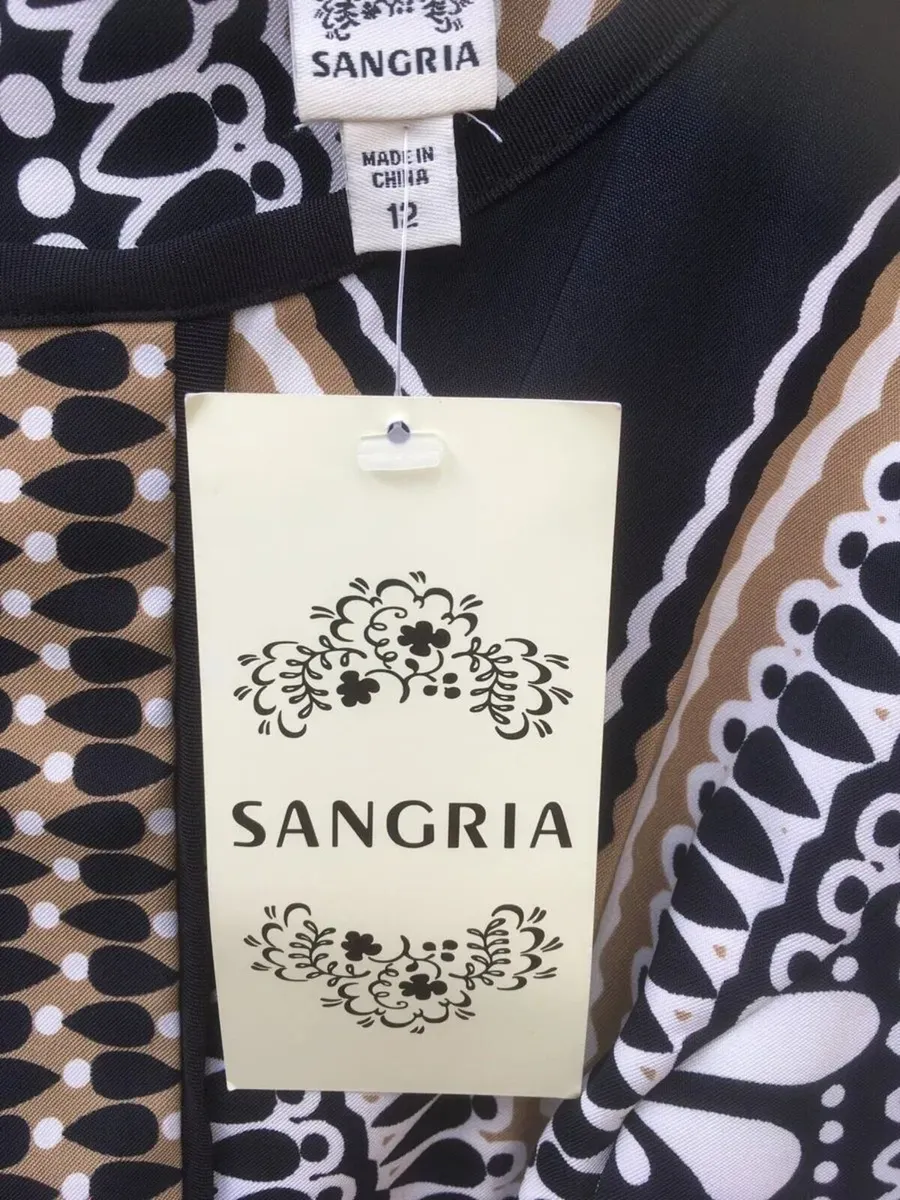 BRAND NEW Sangria Dress from Pamela Scott, Size 14 - Image 4