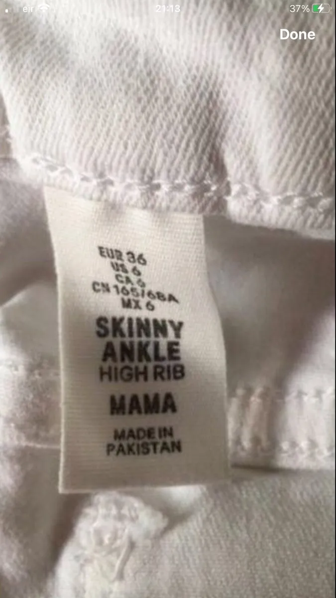 Ladies maternity jeans size 8 €10 - Image 4