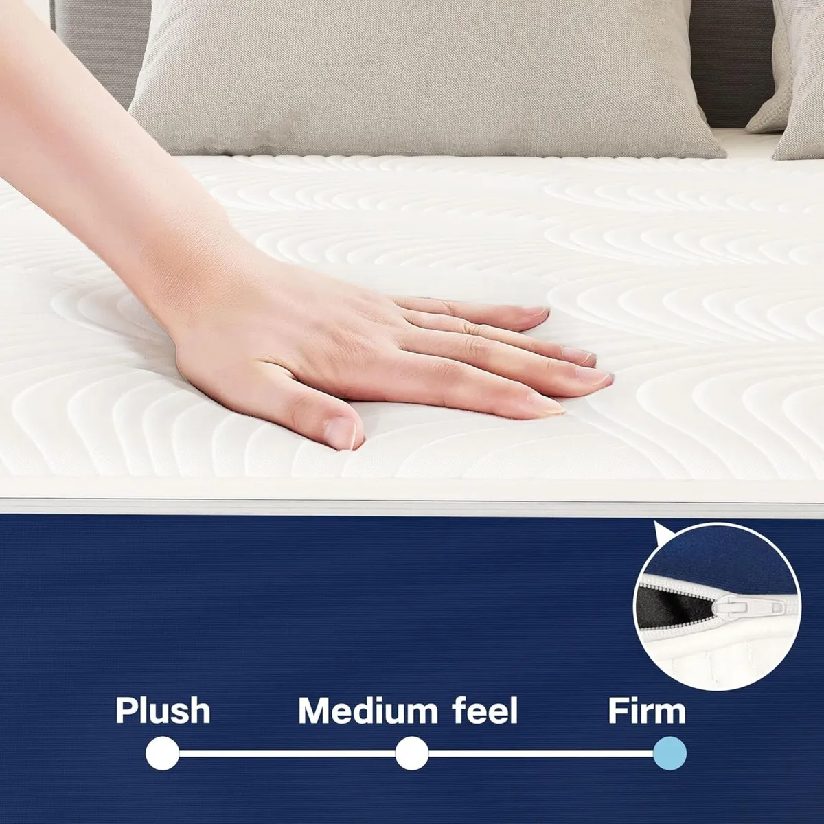 4FT6 Double Mattress 135x190x25cm – 10 Inch H3 - Image 2