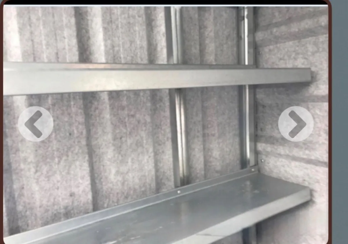 4 x 3 m Steel Tech Shed - includes shelving - Image 3