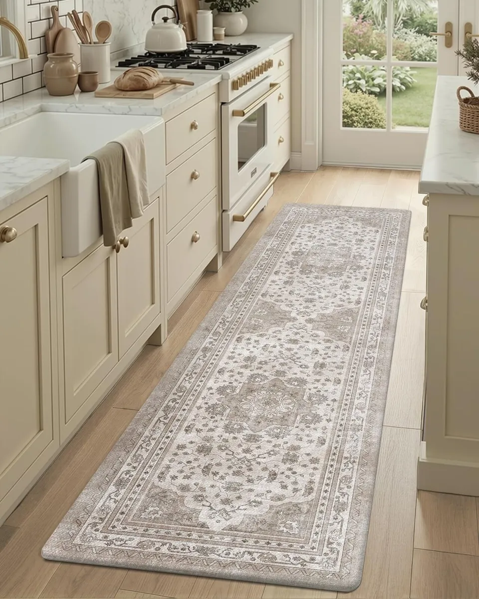 Kitchen Floor Mats Anti Fatigue Cushioned Boho - Image 4