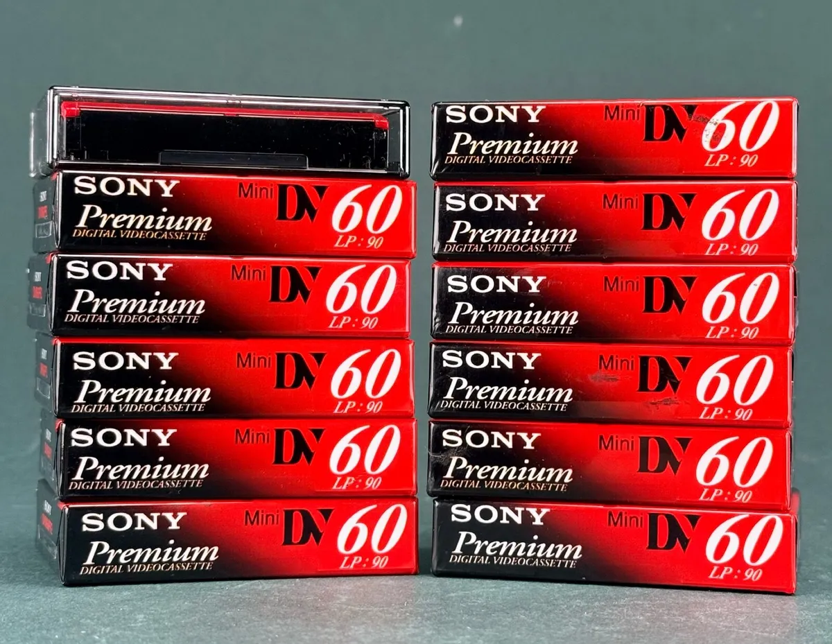 Sony MiniDV 60 LP 90 Premium Digital Video Cassett - Image 1