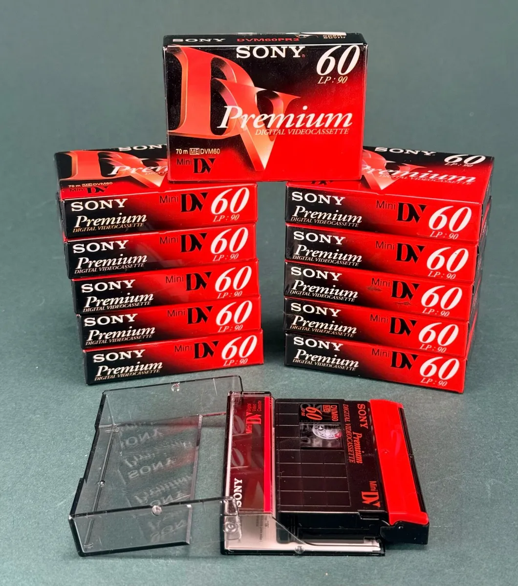 Sony MiniDV 60 LP 90 Premium Digital Video Cassett - Image 2