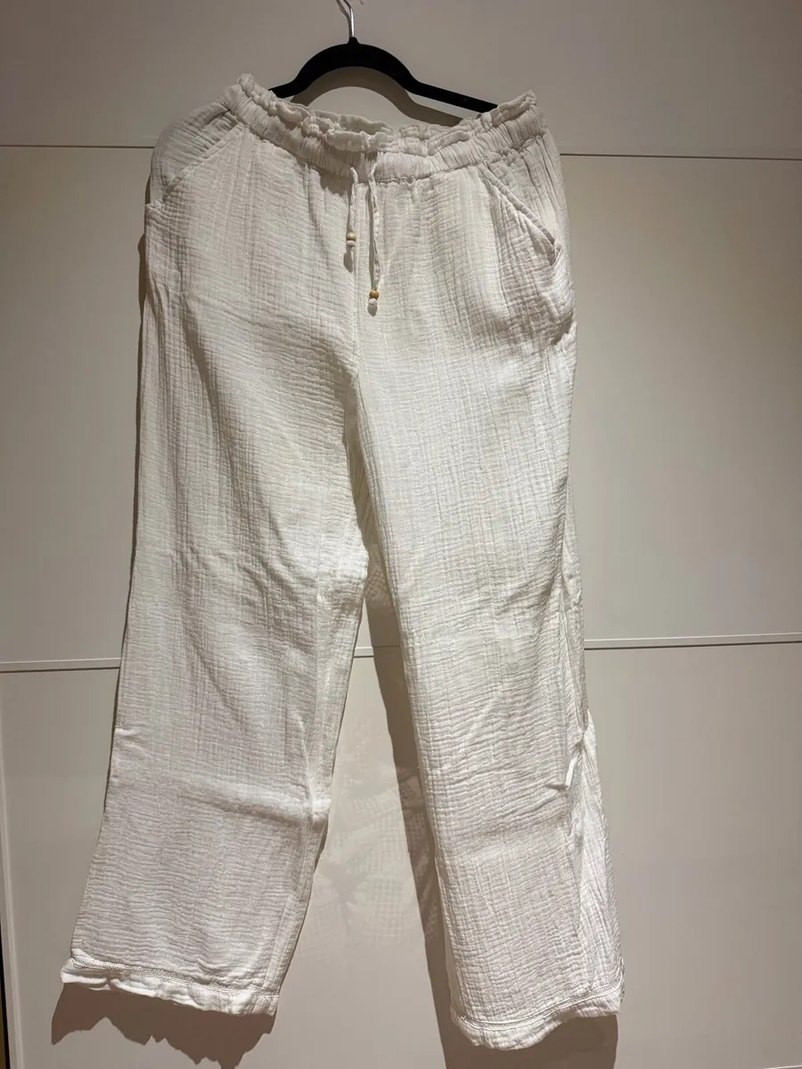 Mango white trousers - Image 1