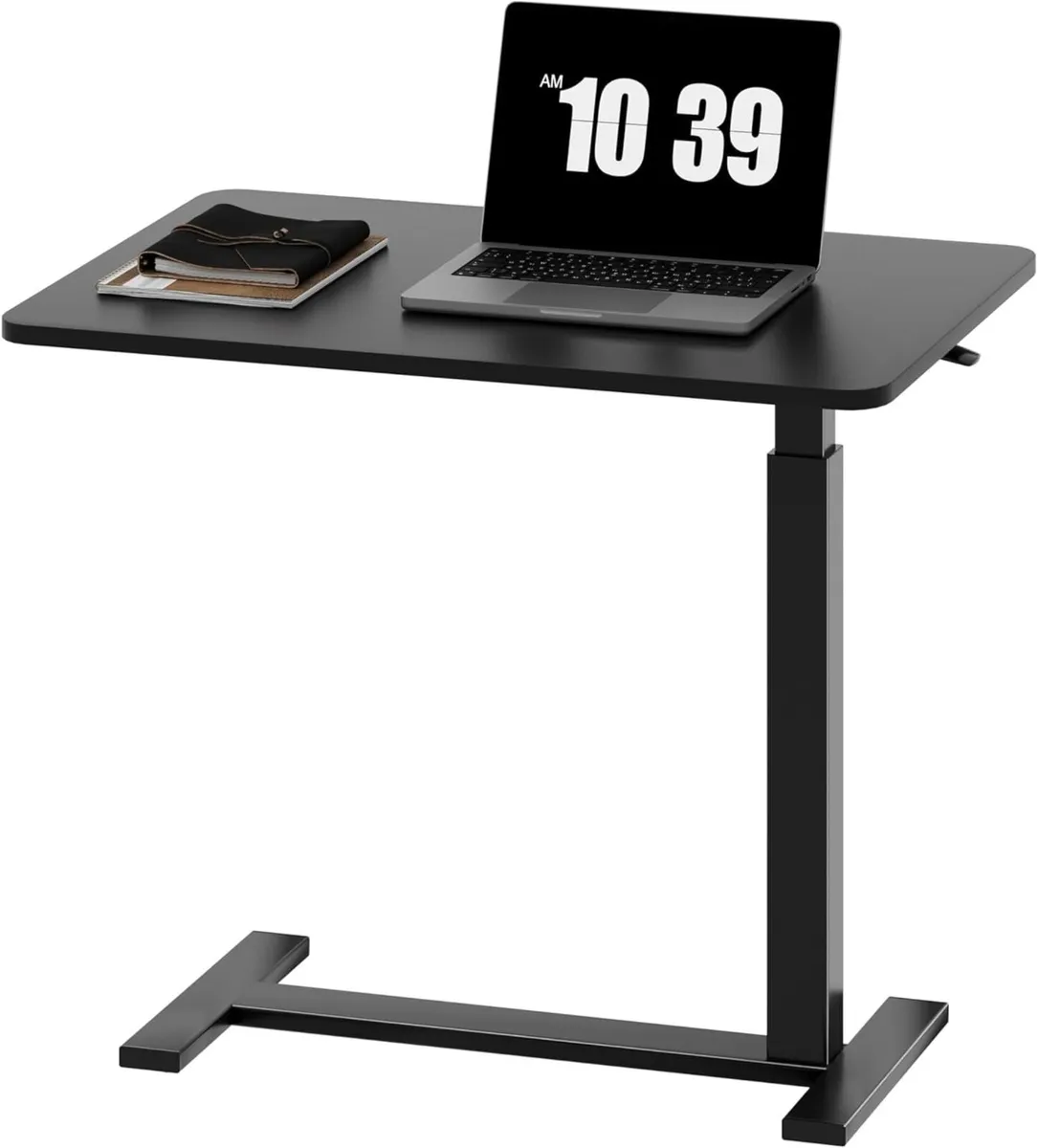 Mobile Standing Desk Over Bed Table with Wheels - Image 1
