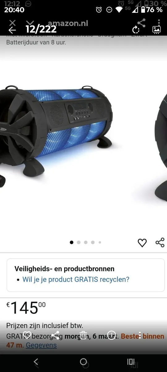 300 w Portable Wireless Bluetooth BoomBox - Image 3