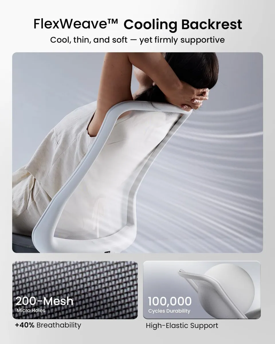 Flexer Ergonomic Office Chair - Sliding Seat Desk - Image 3