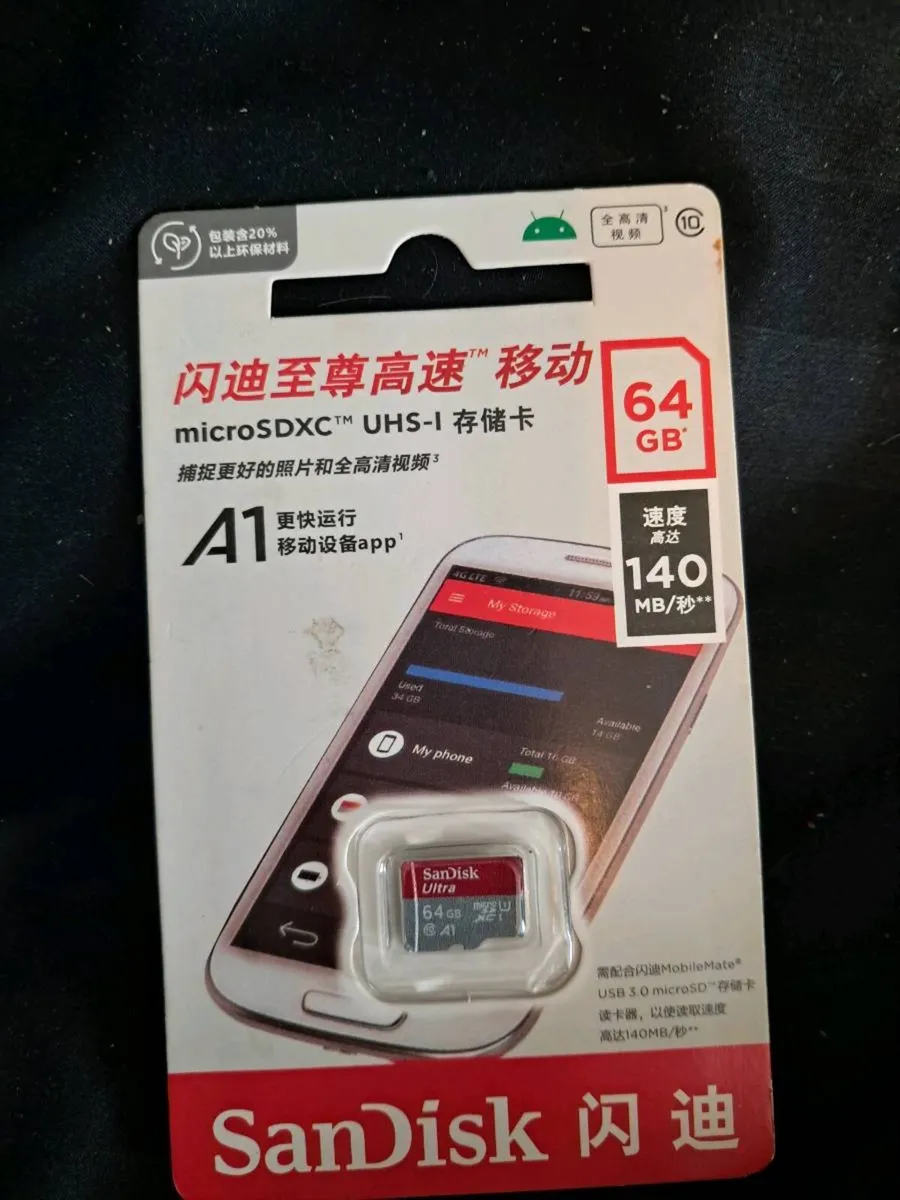 Sandisk 64gb Micro SD Cards
