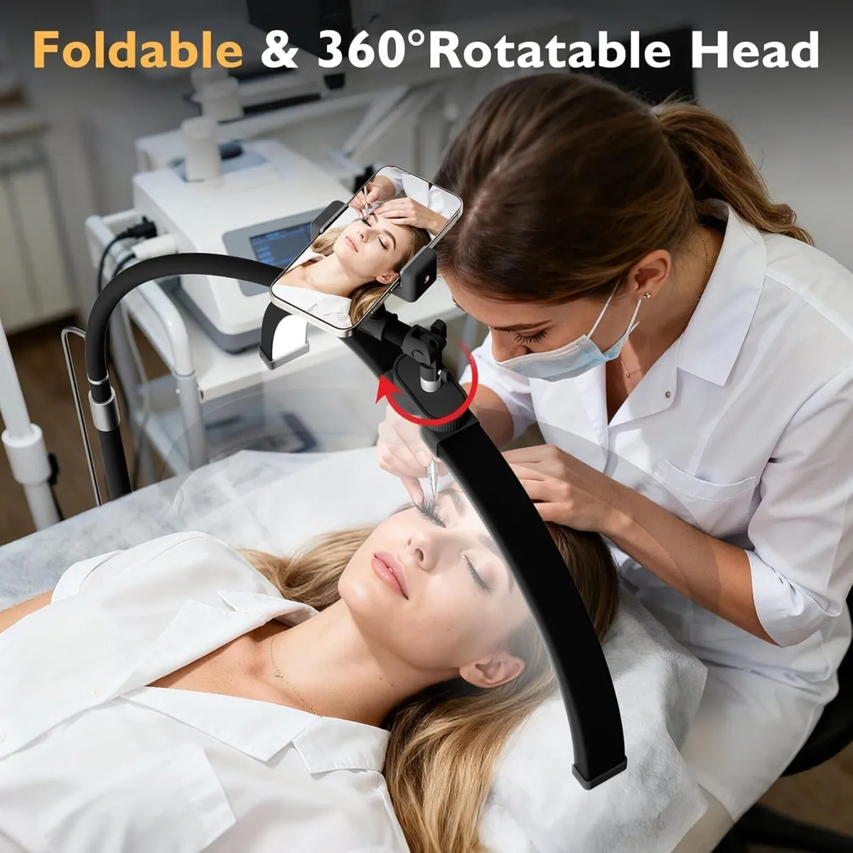 Half Moon Floor Light LED Lash for Eyelash - Image 2