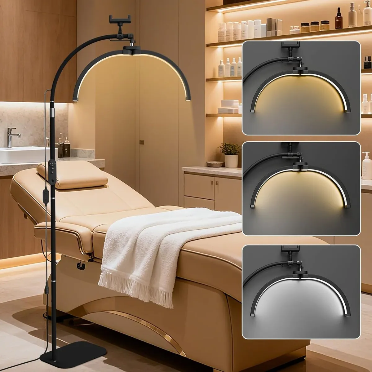 Half Moon Floor Light LED Lash for Eyelash - Image 1