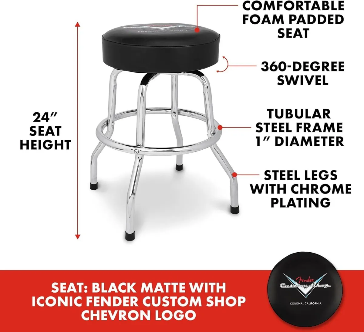 Barstool Perfect for Guitar Players and Fans - Image 2