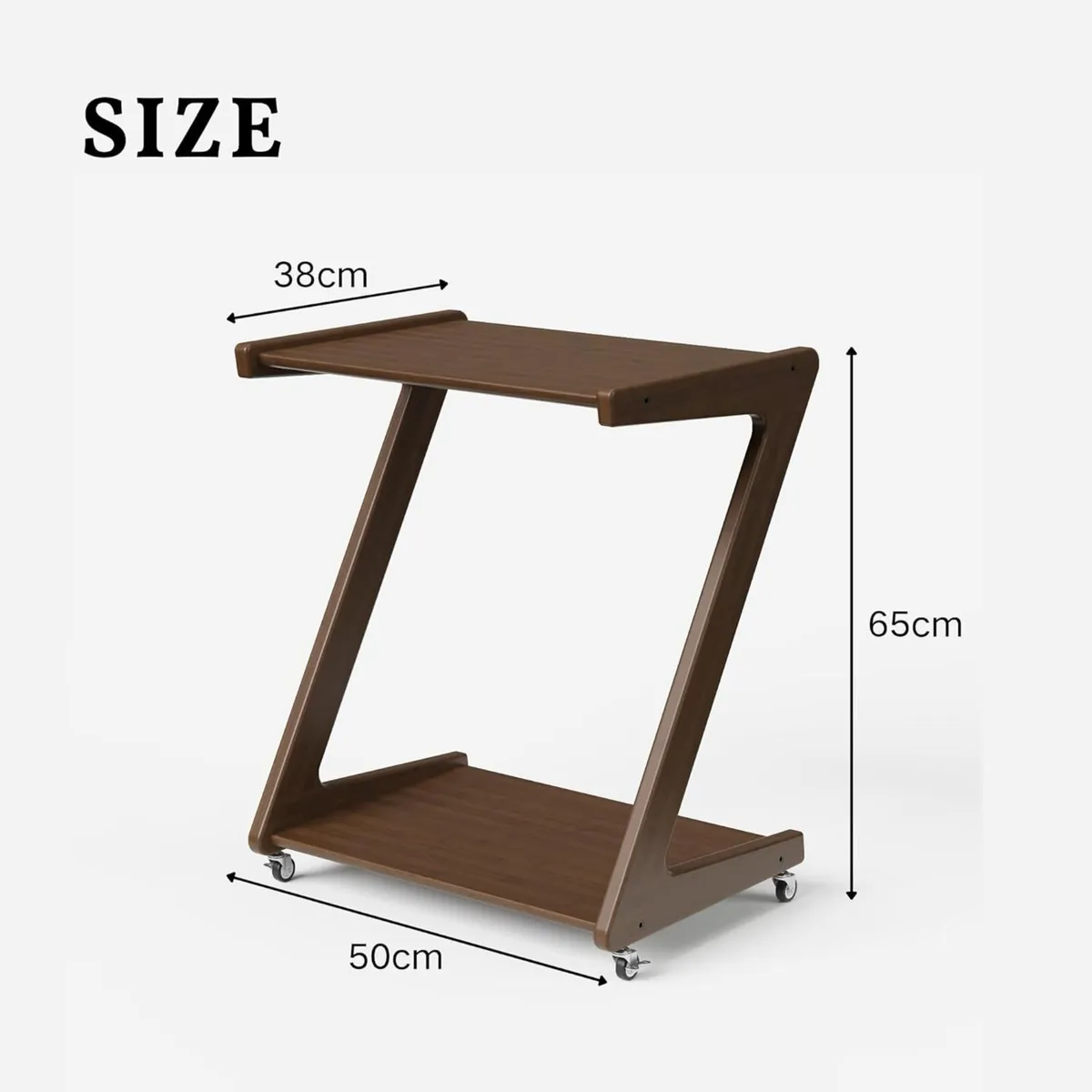 Side Table Living Room Wood End Tables Bedside - Image 2