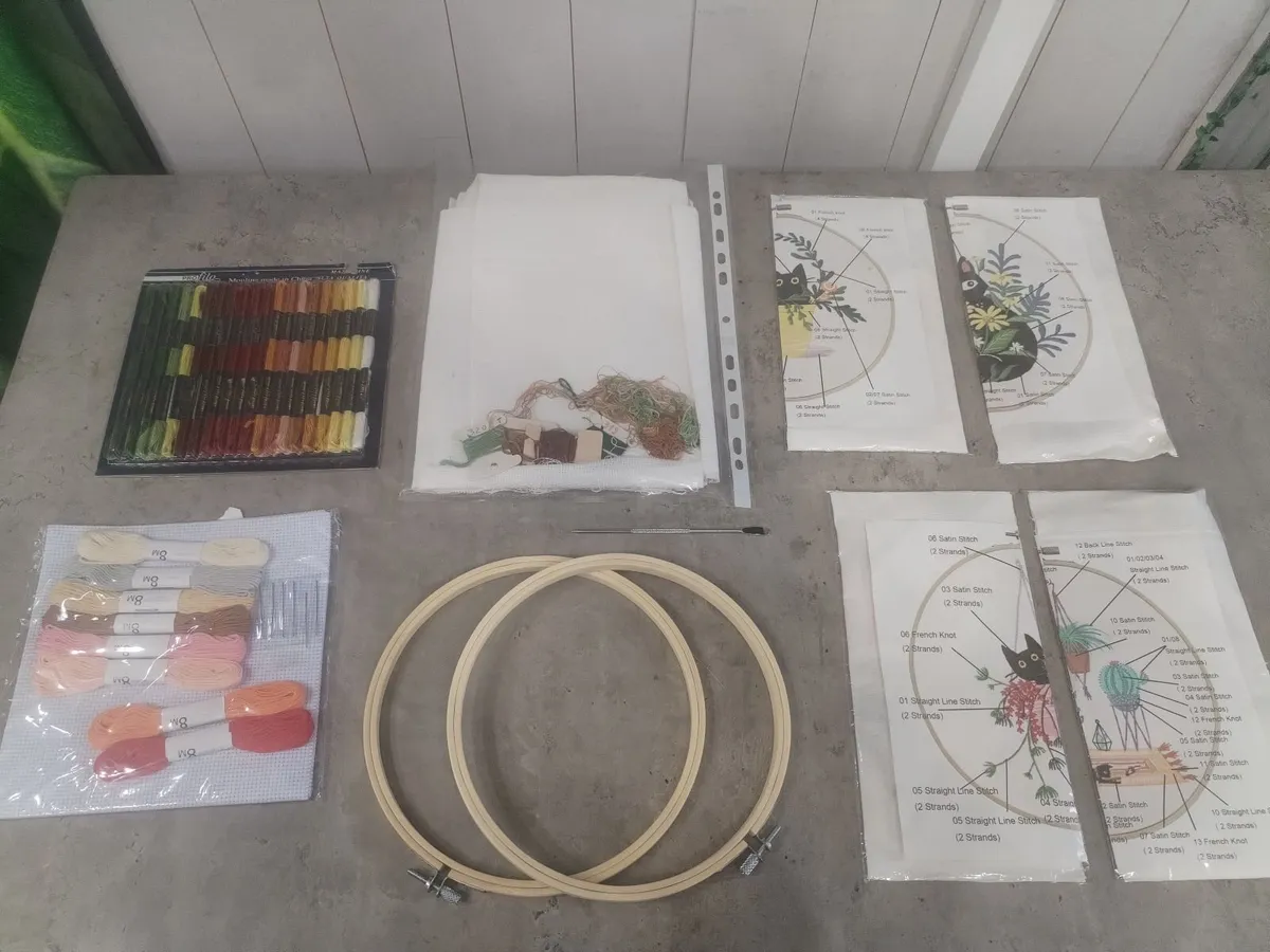 Complete Embroidery Starter Bundle. Gift Idea - Image 1