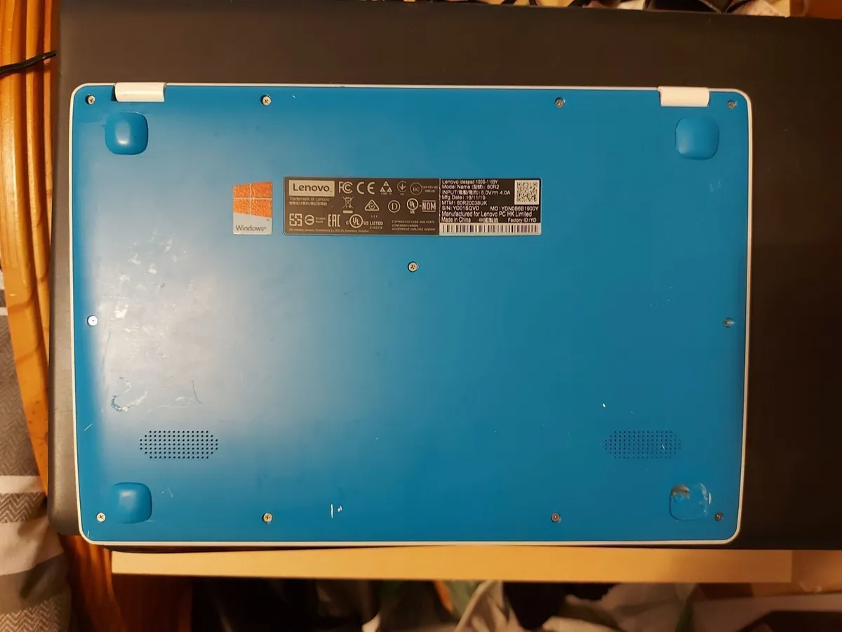 Lenovo Ideapad 100S Laptop, Blue, 2GB RAM 32GB HDD - Image 4