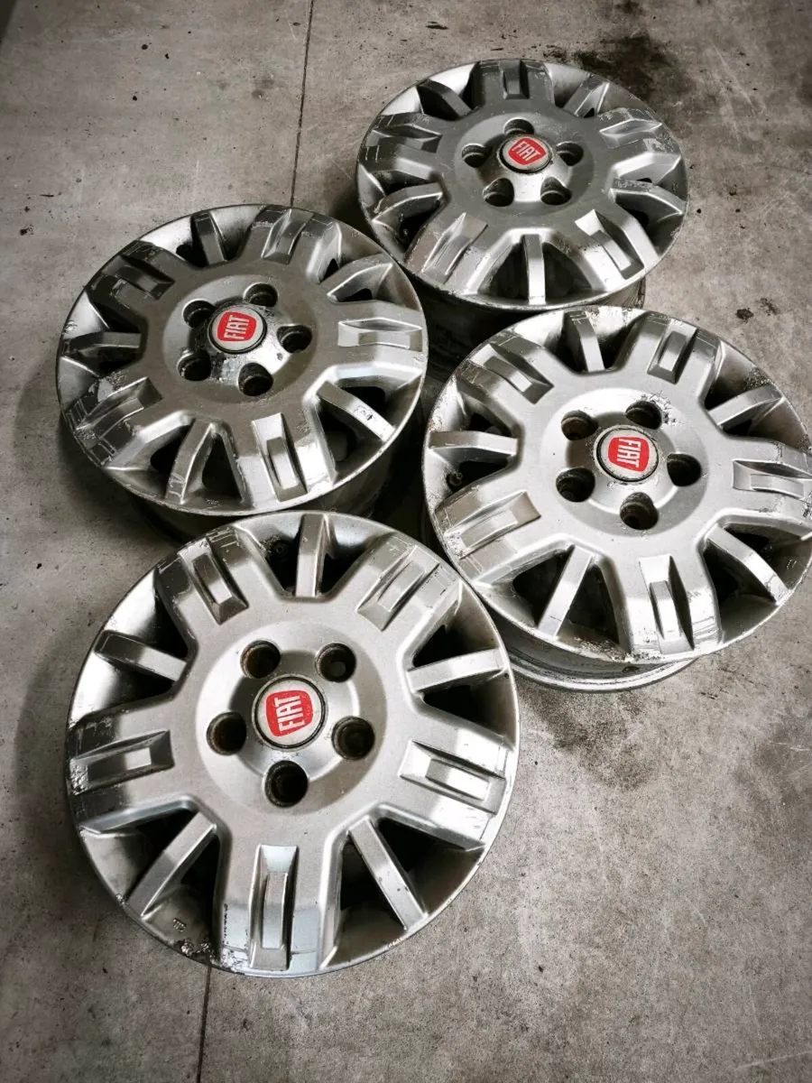 Fiat Ducato 15" Alloy Wheels Need Refurb - Image 1