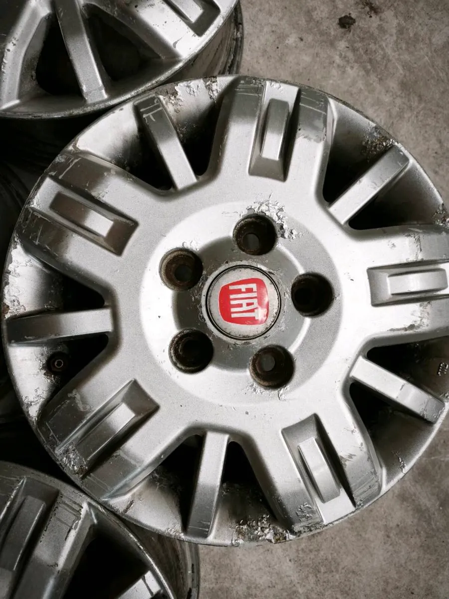 Fiat Ducato 15" Alloy Wheels Need Refurb - Image 2