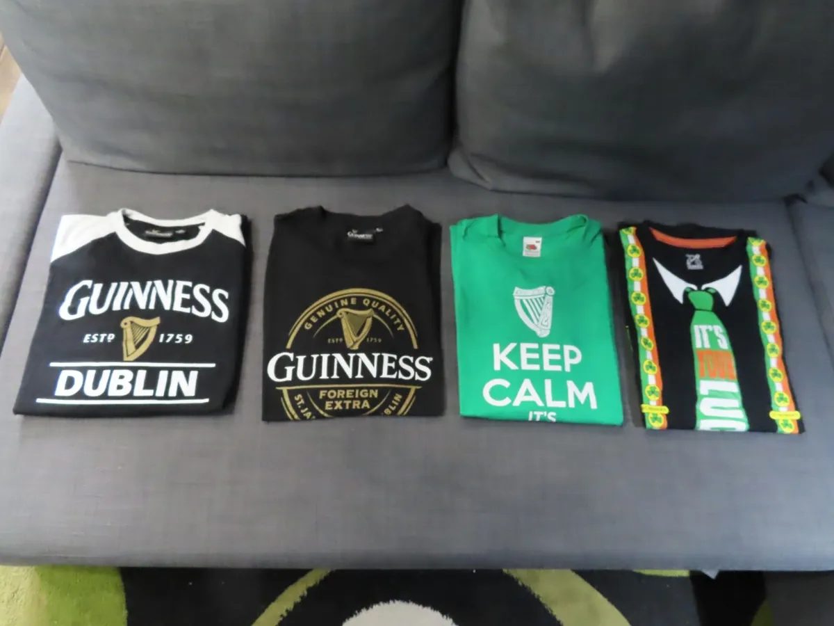 Guinness Irish St Patrick's T-shirts Men Bundle - Image 1