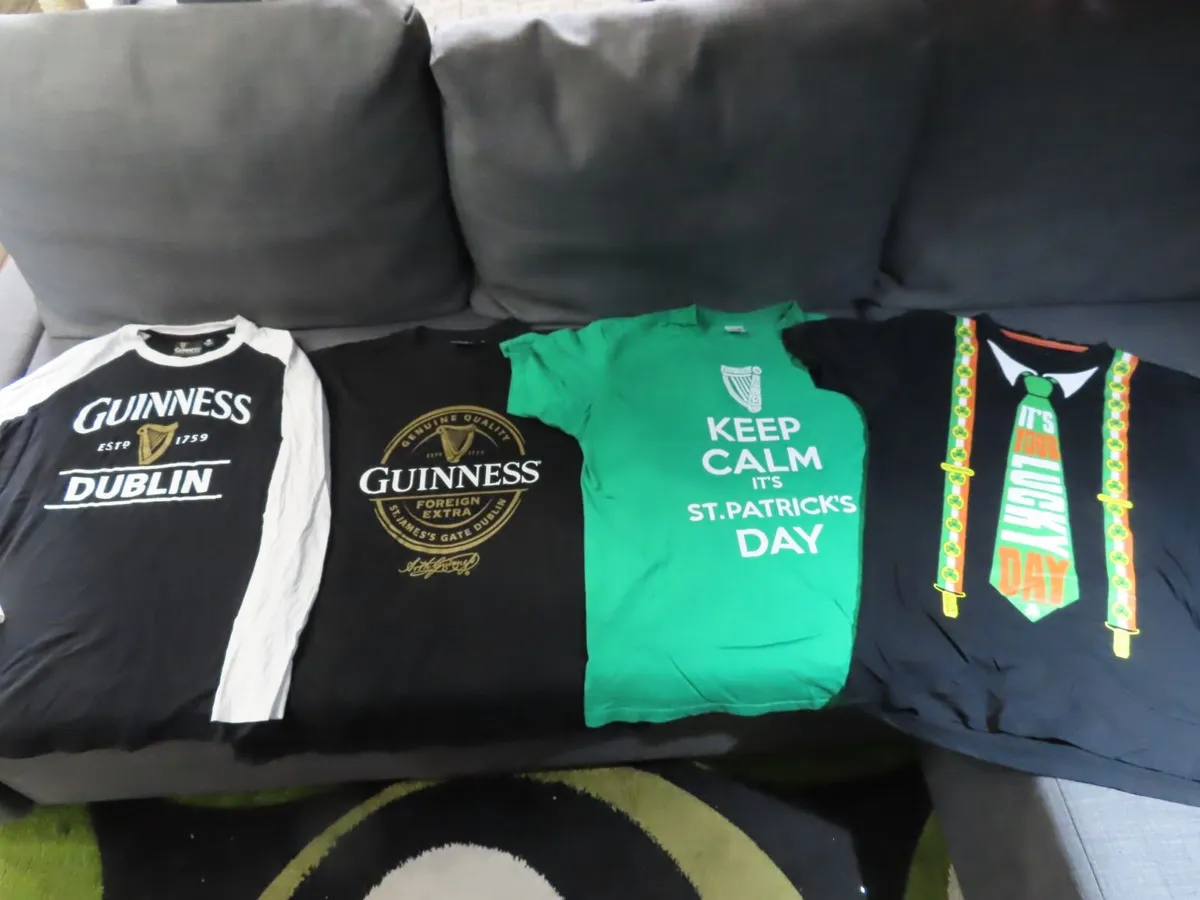 Guinness Irish St Patrick's T-shirts Men Bundle - Image 3