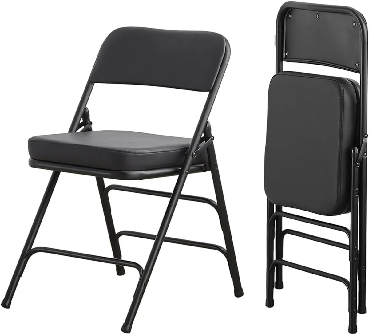 Folding Chairs with Ultra Thick Padded Seat - Image 1