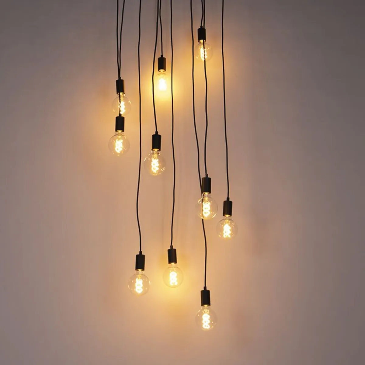 Huge large Modern Pendant Light industrial steel - Image 3