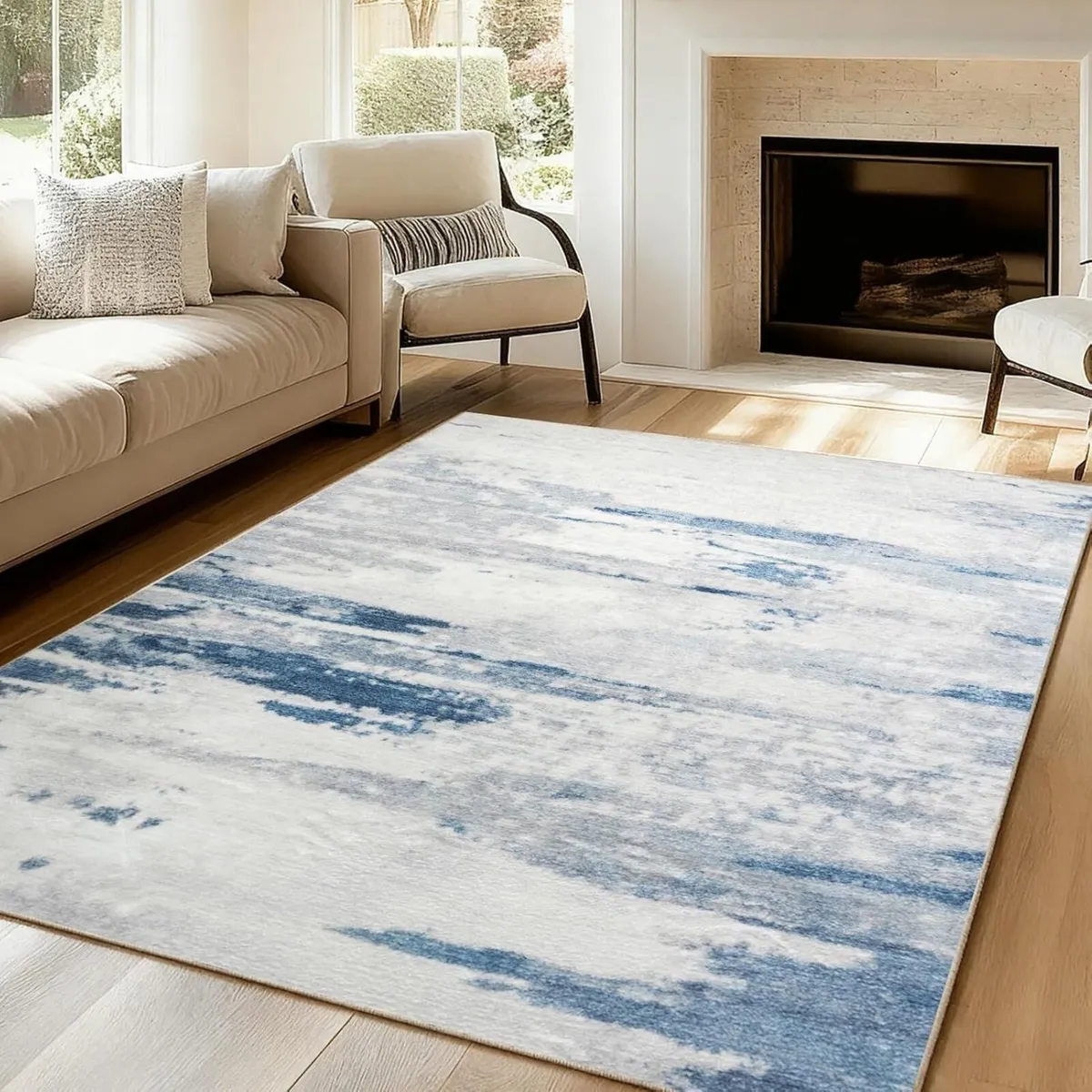 Upgraded 14.5mm Thick Sponge Large Rug Modern - Image 1
