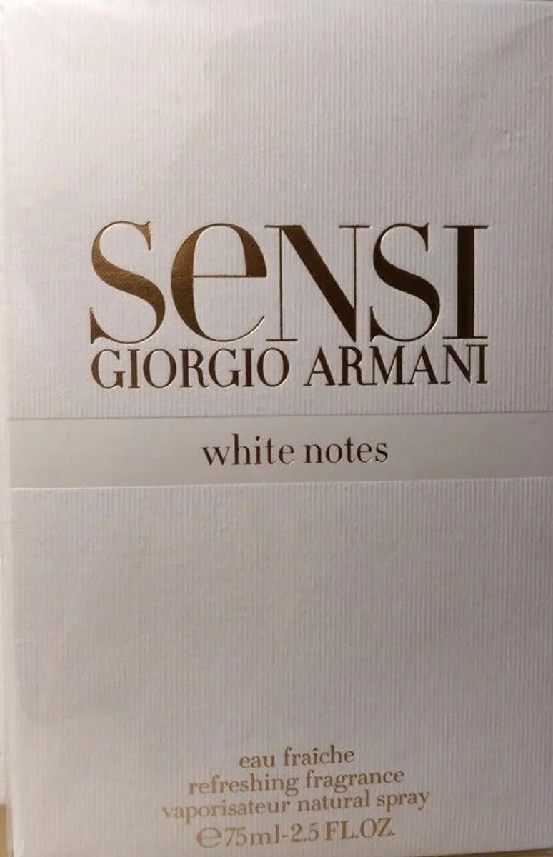 Giorgio Armani "Sensi" White Notes Eau Fraiche 75ml - Image 3