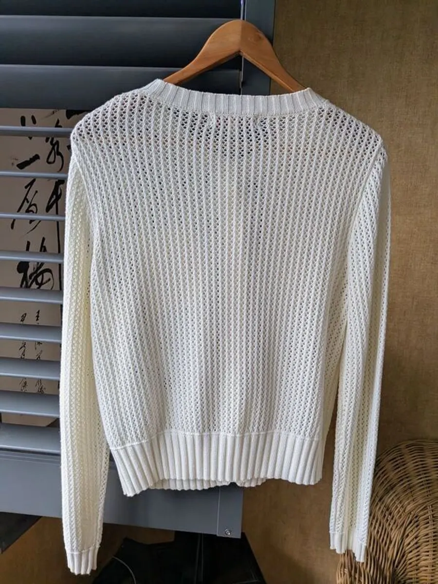 DERHY off white/cream cardigan - Image 2