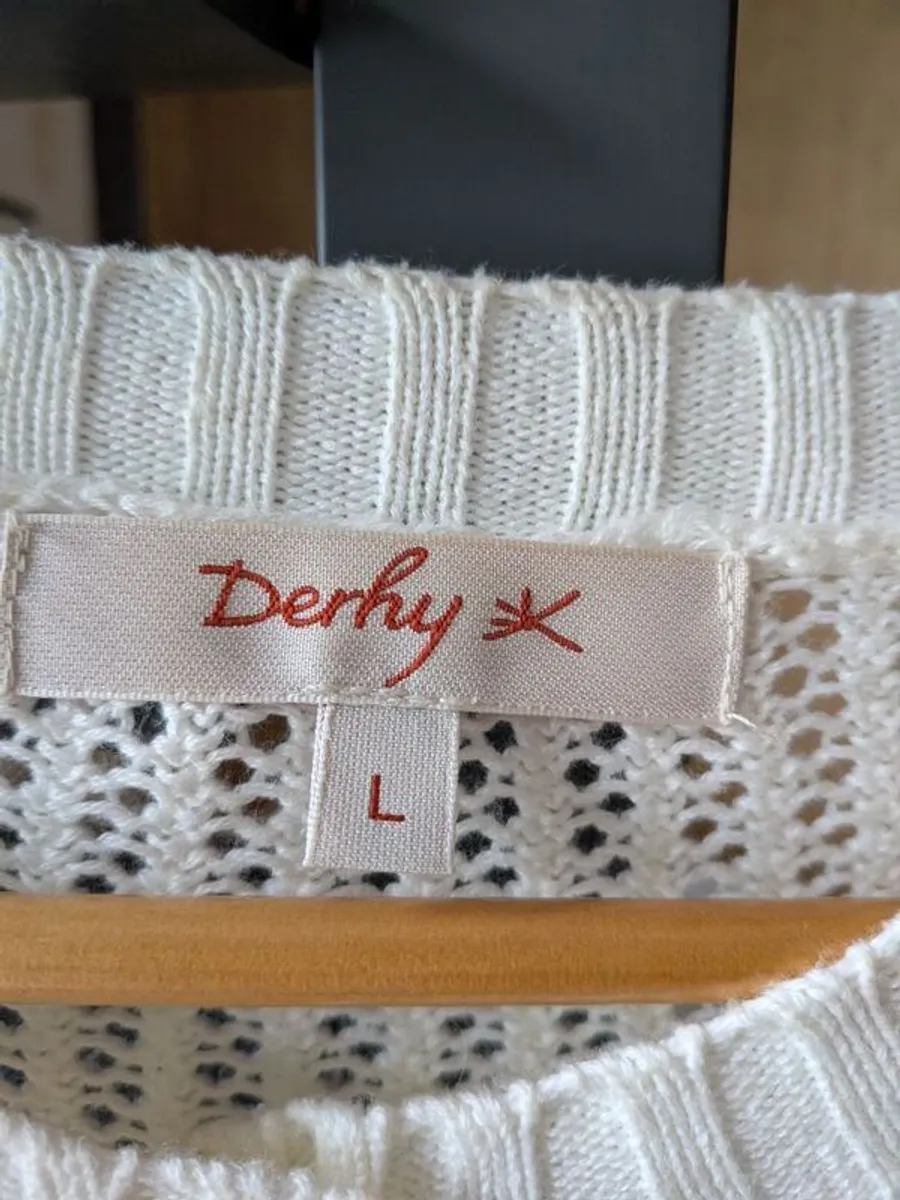 DERHY off white/cream cardigan - Image 3
