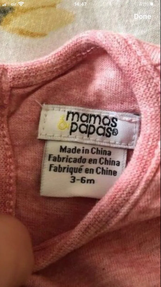 Girls teeshirt 3/6 mths €3 - Image 3