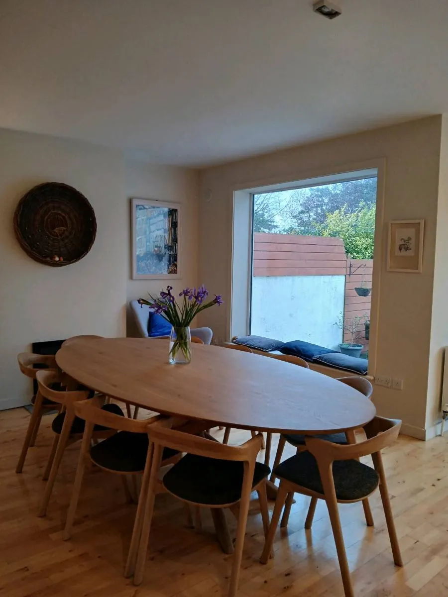 Ethnicraft table and chairs - Image 2