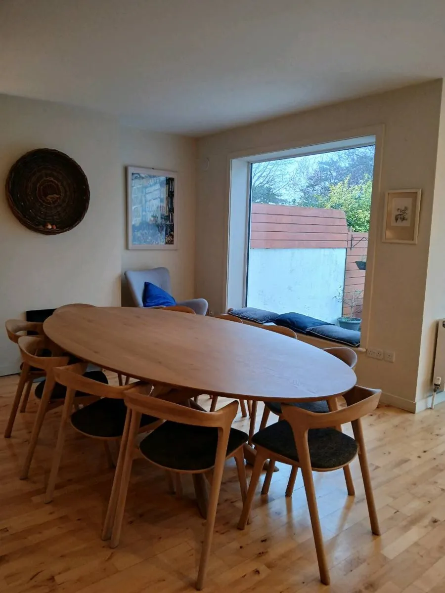 Ethnicraft table and chairs - Image 3