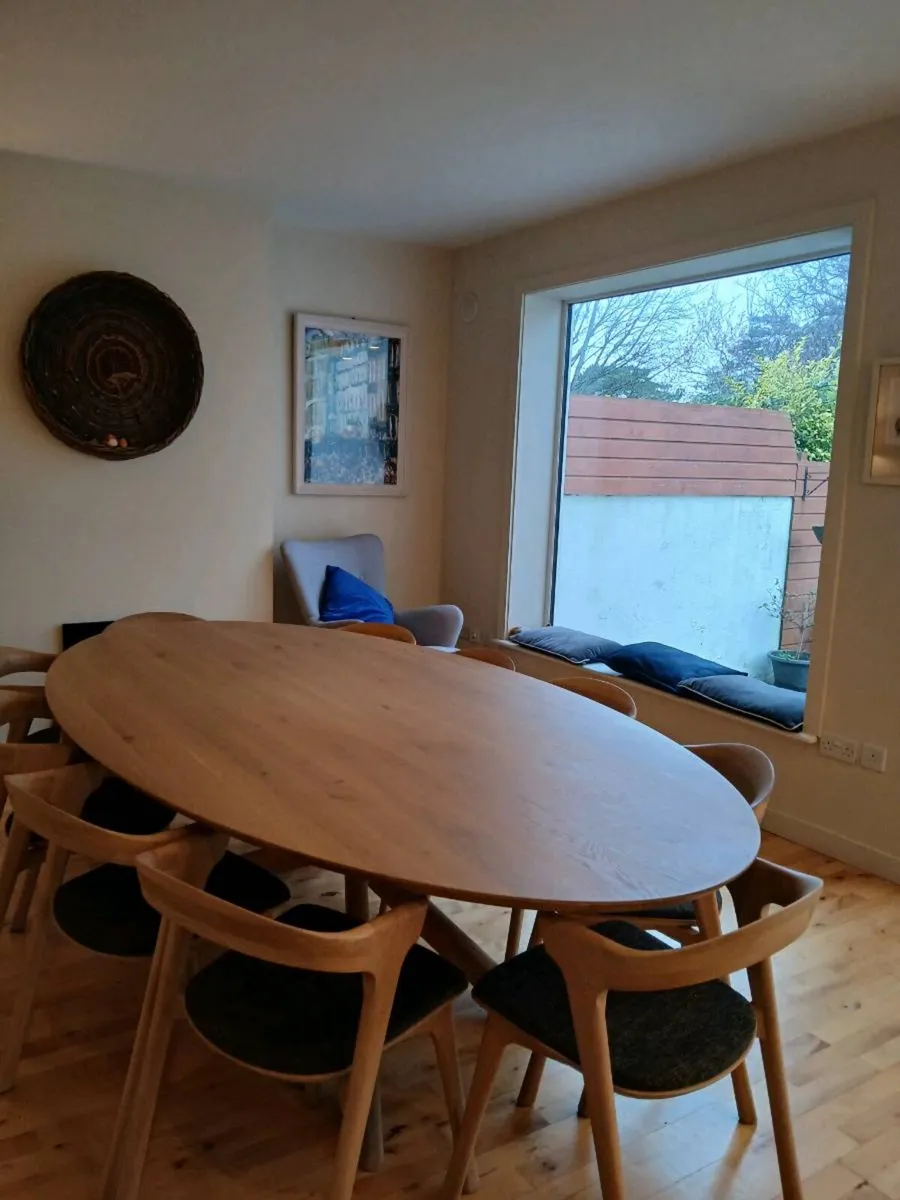 Ethnicraft table and chairs - Image 4