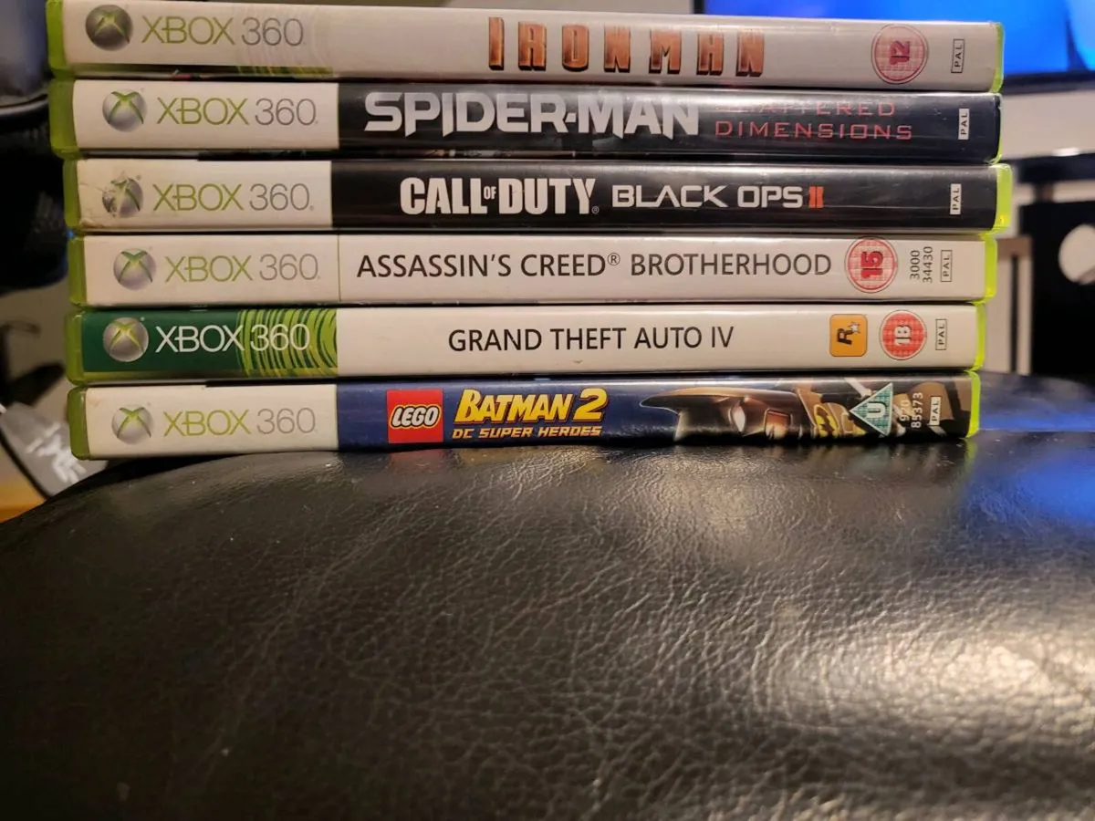 Xbox 360 E (Super Slim Console) with games - Image 2