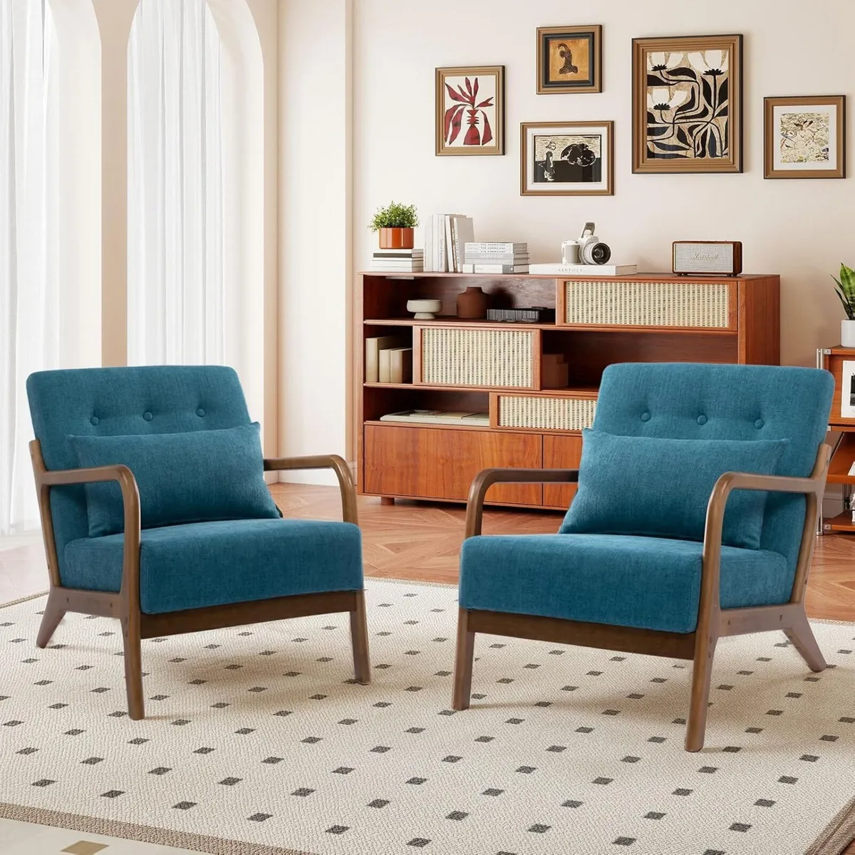 Armchair Living Room Comfy Arm Chair Reading - Image 2