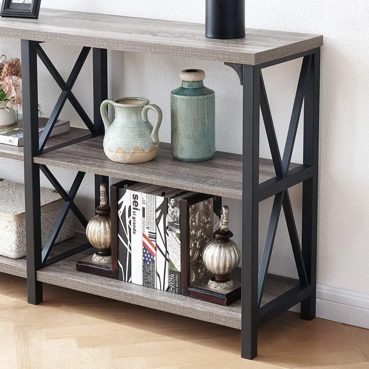 Rustic Sofa Table Farmhouse Console for Living - Image 3