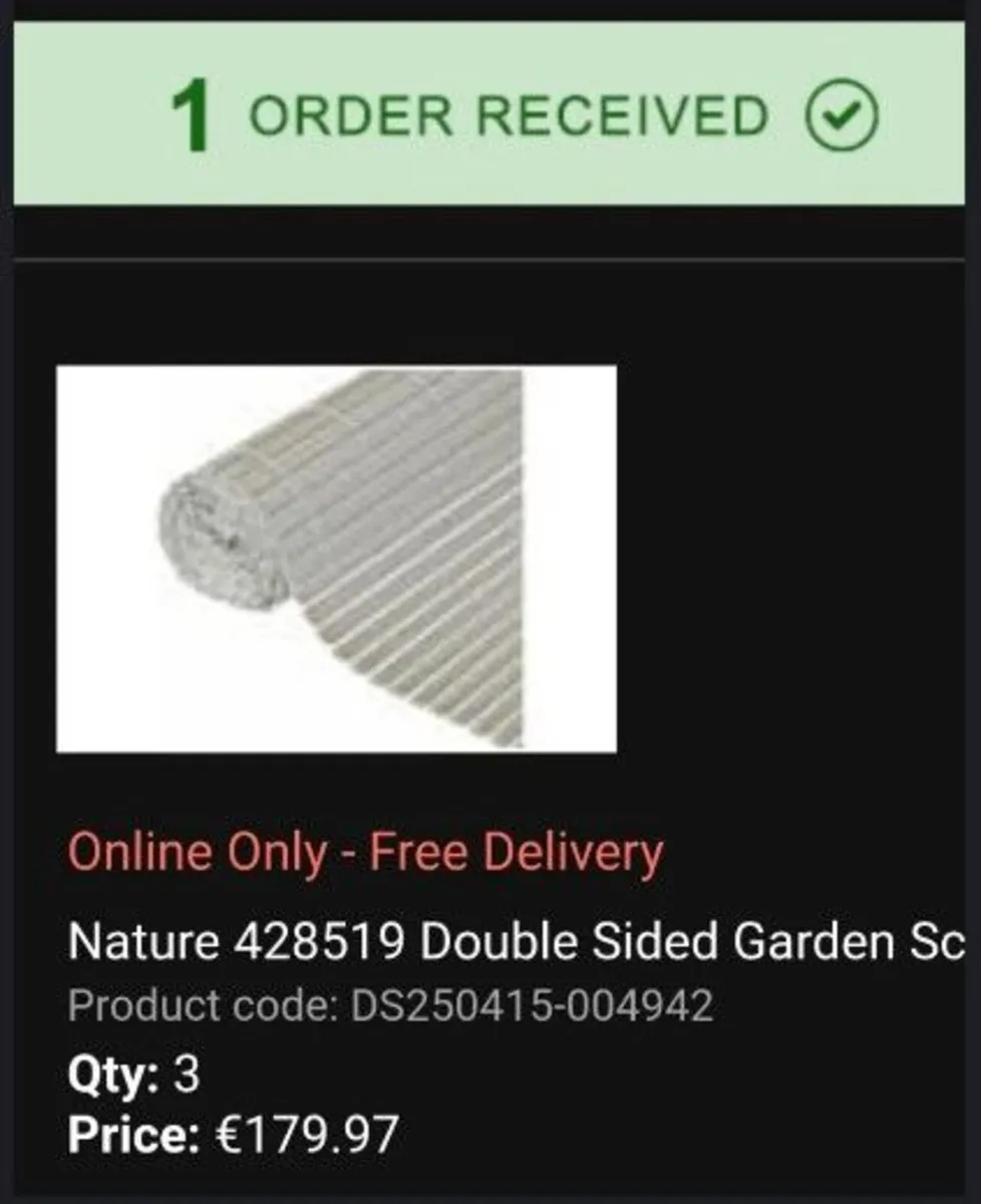 NEW PVC Garden Fence Panels Grey – 1m & 1.5m x 3m - Image 3